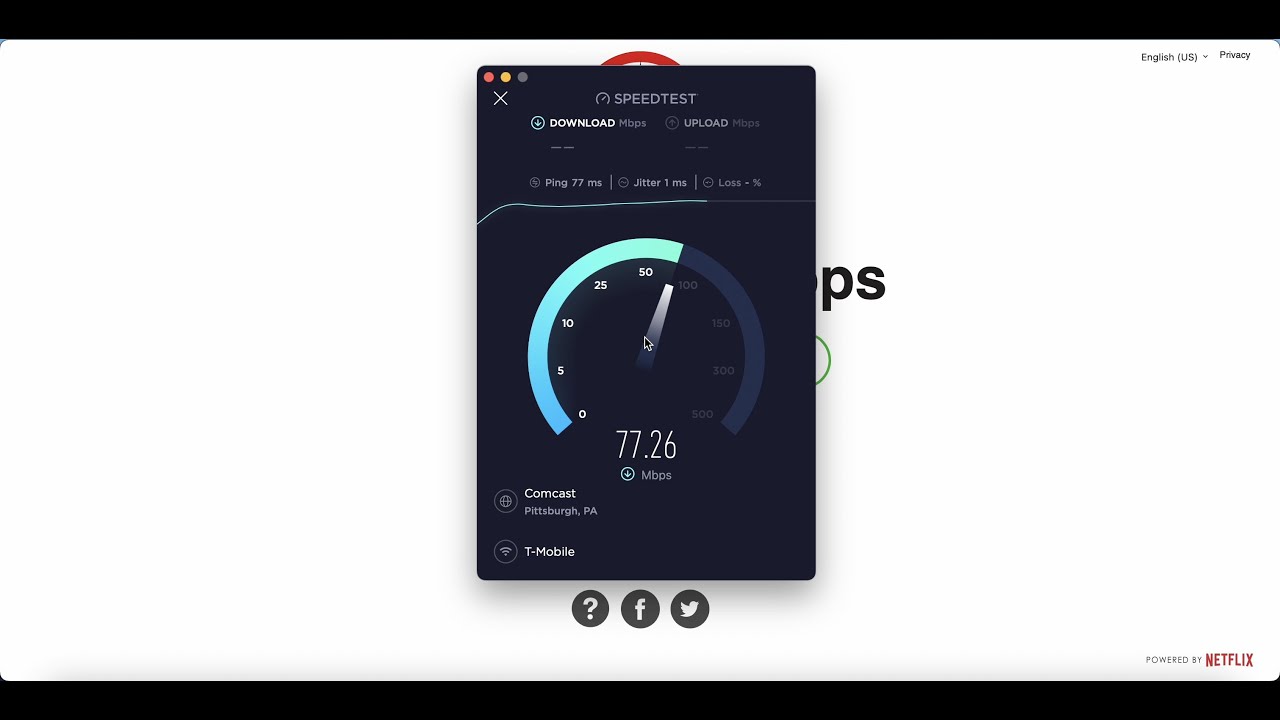 T mobile network speed test