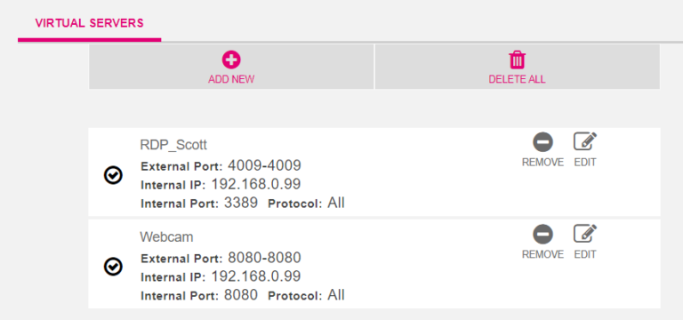 T Mobile Home Internet Port forwarding